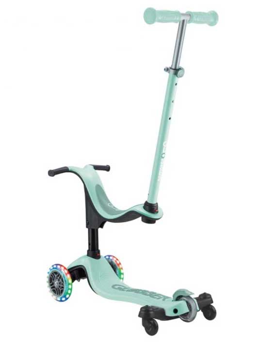 GLOBBER Тротинетка 4 в 1 GO UP SPORTY LIGHTS 360