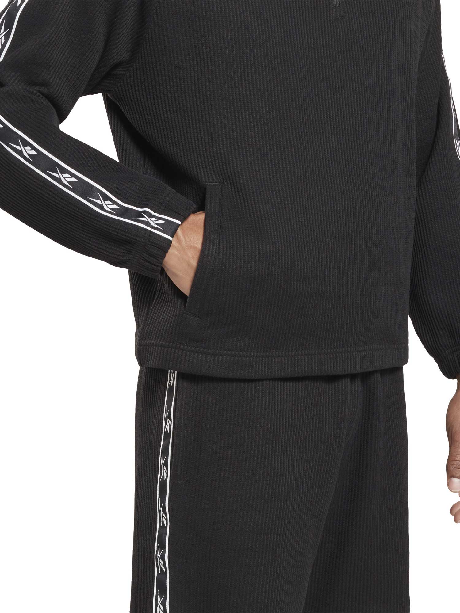 REEBOK Блуза Identity Vector Tape Waffle 1/4 Zip Top