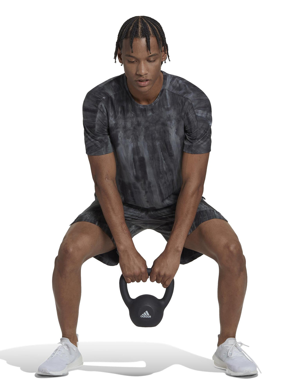 ADIDAS PERFORMANCE Тениска Workout Spray Dye