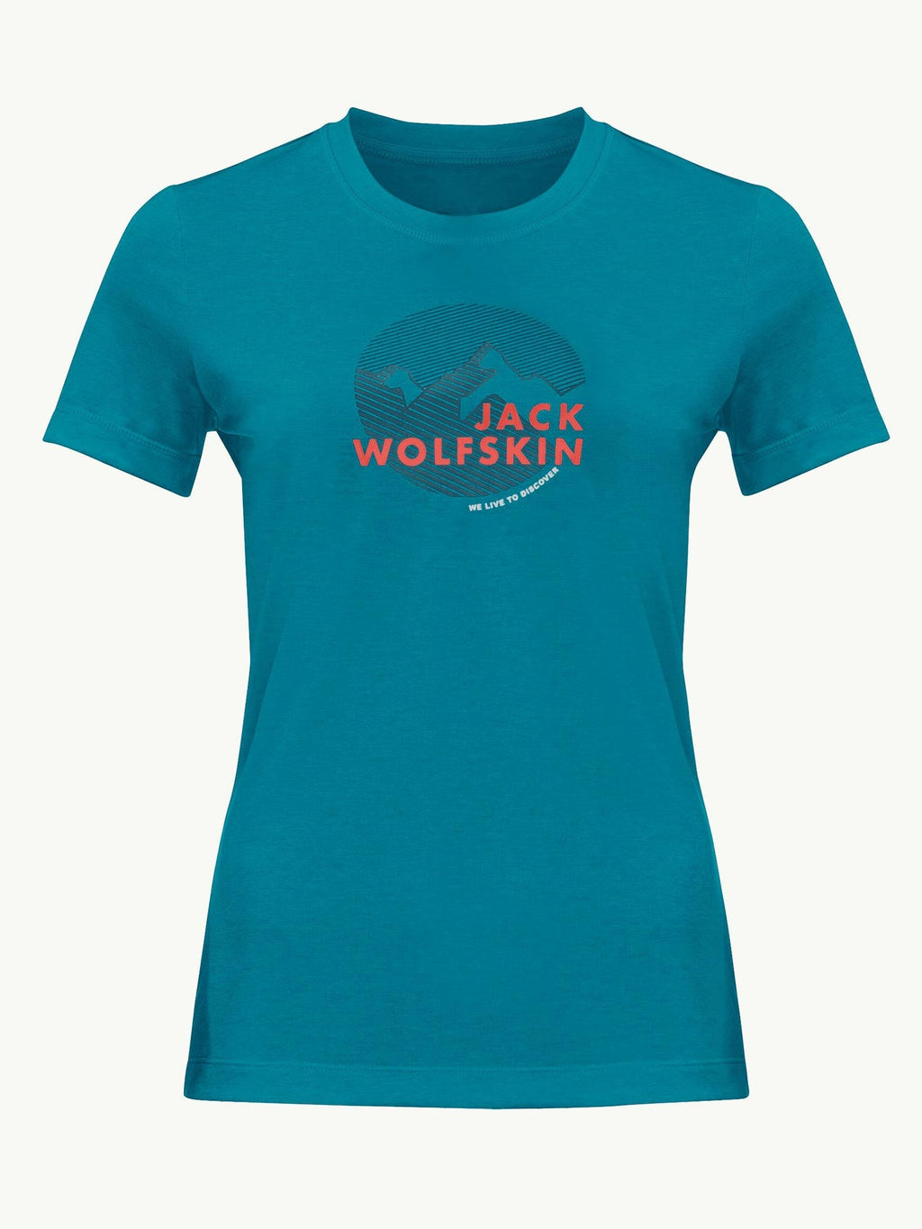 JACK WOLFSKIN Тениска HIKING S/S GRAPHIC T W
