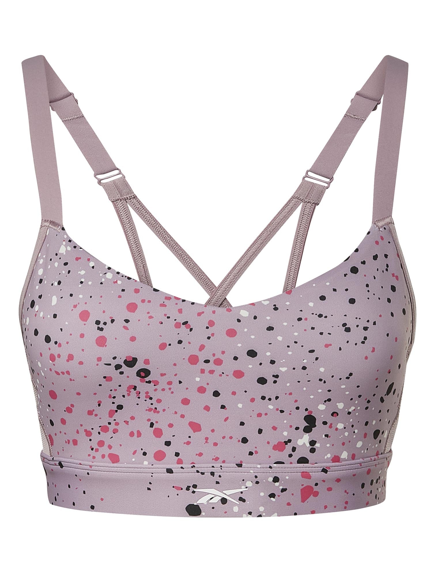 REEBOK Спортен сутиен Lux Multi-Colored Speckle Strappy