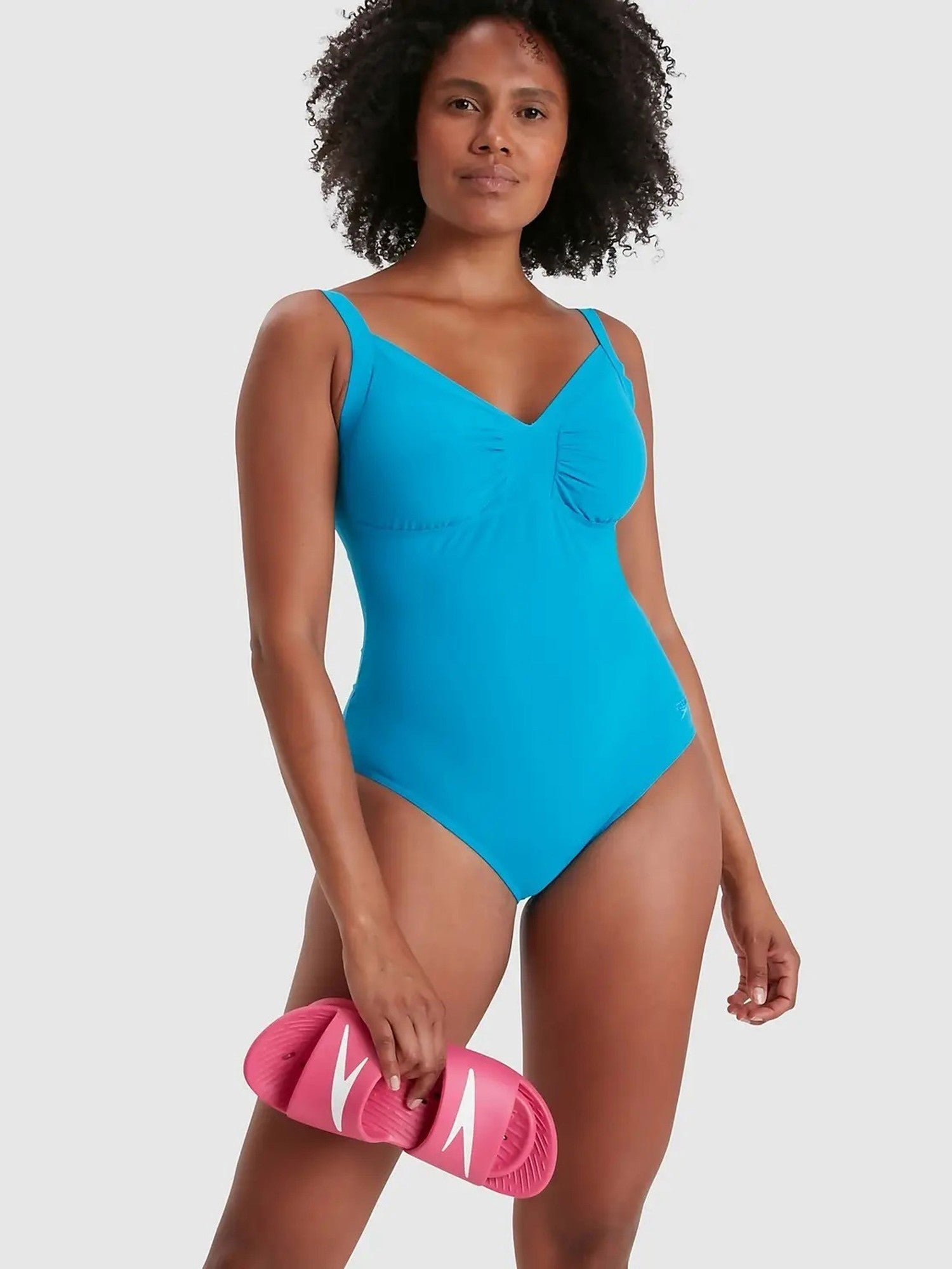 SPEEDO Цял бански SHAPING WATERGEM 1PC AF