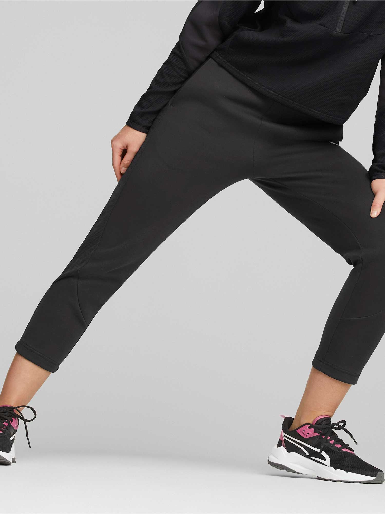 PUMA Спортно долнище EVOSTRIPE High-Waist